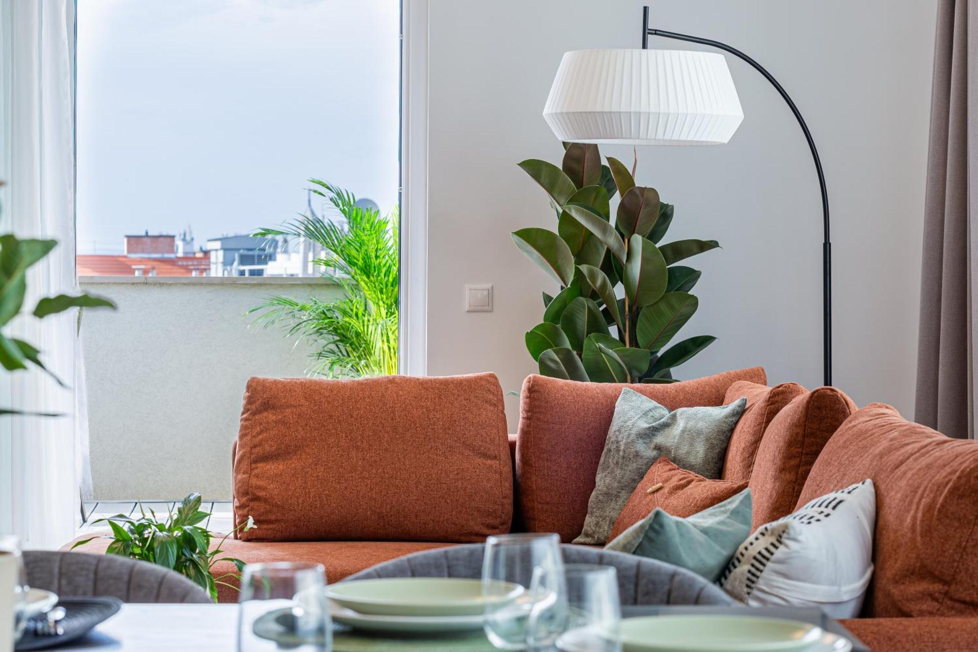 New Penthouse W Double Parking, Panoramic Balcony Apartmán *