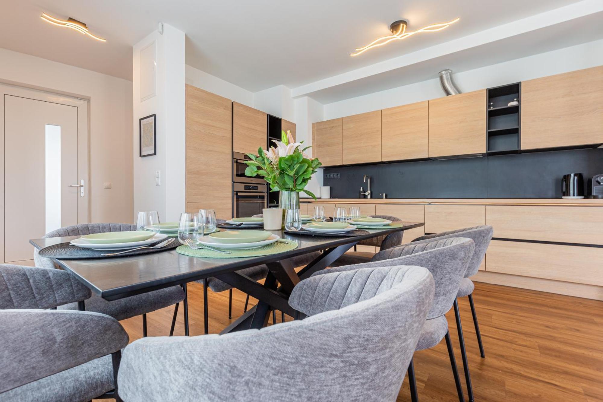 New Penthouse W Double Parking, Panoramic Balcony Apartmán Budapest