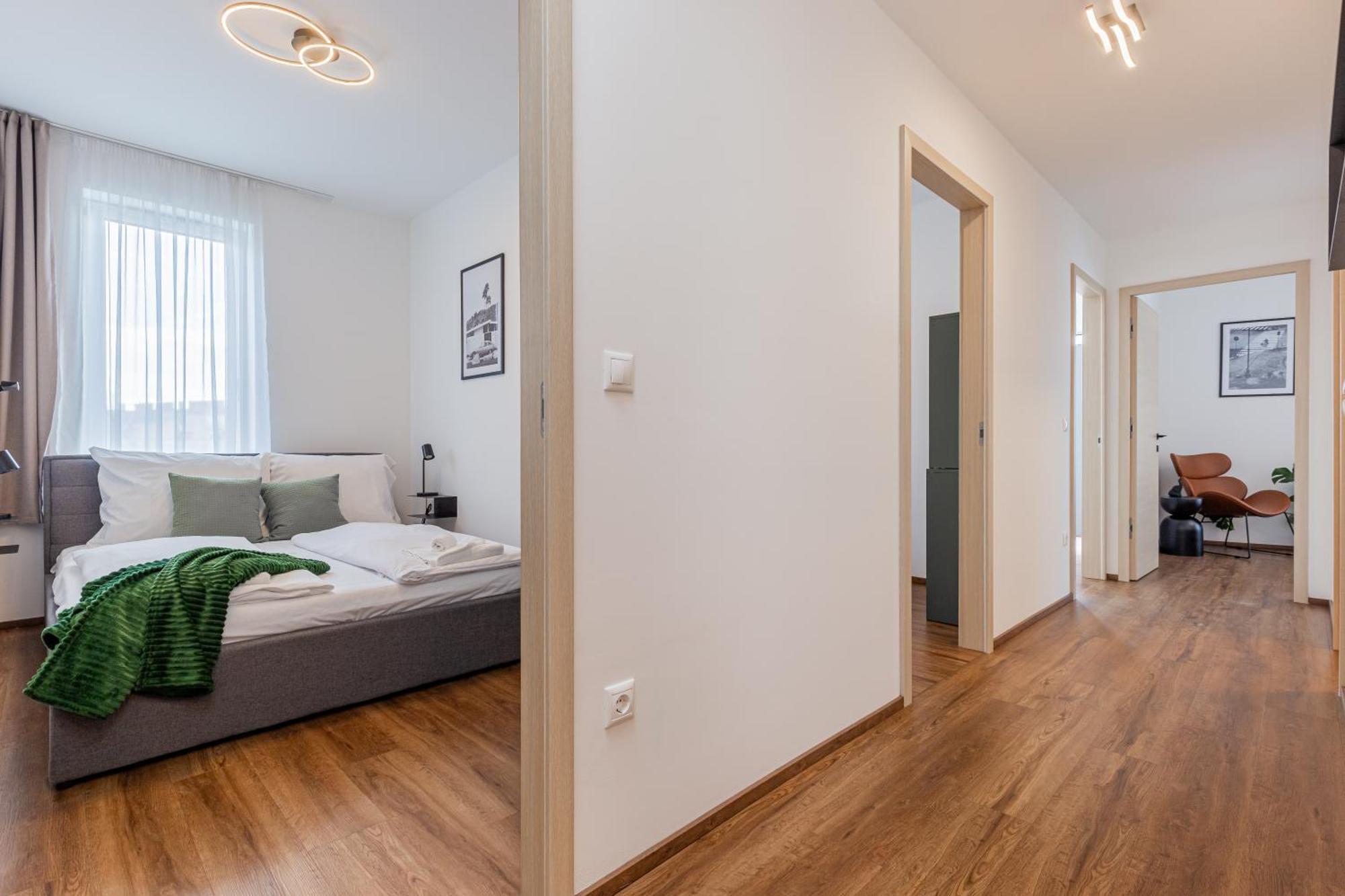 New Penthouse W Double Parking, Panoramic Balcony Apartmán Budapest