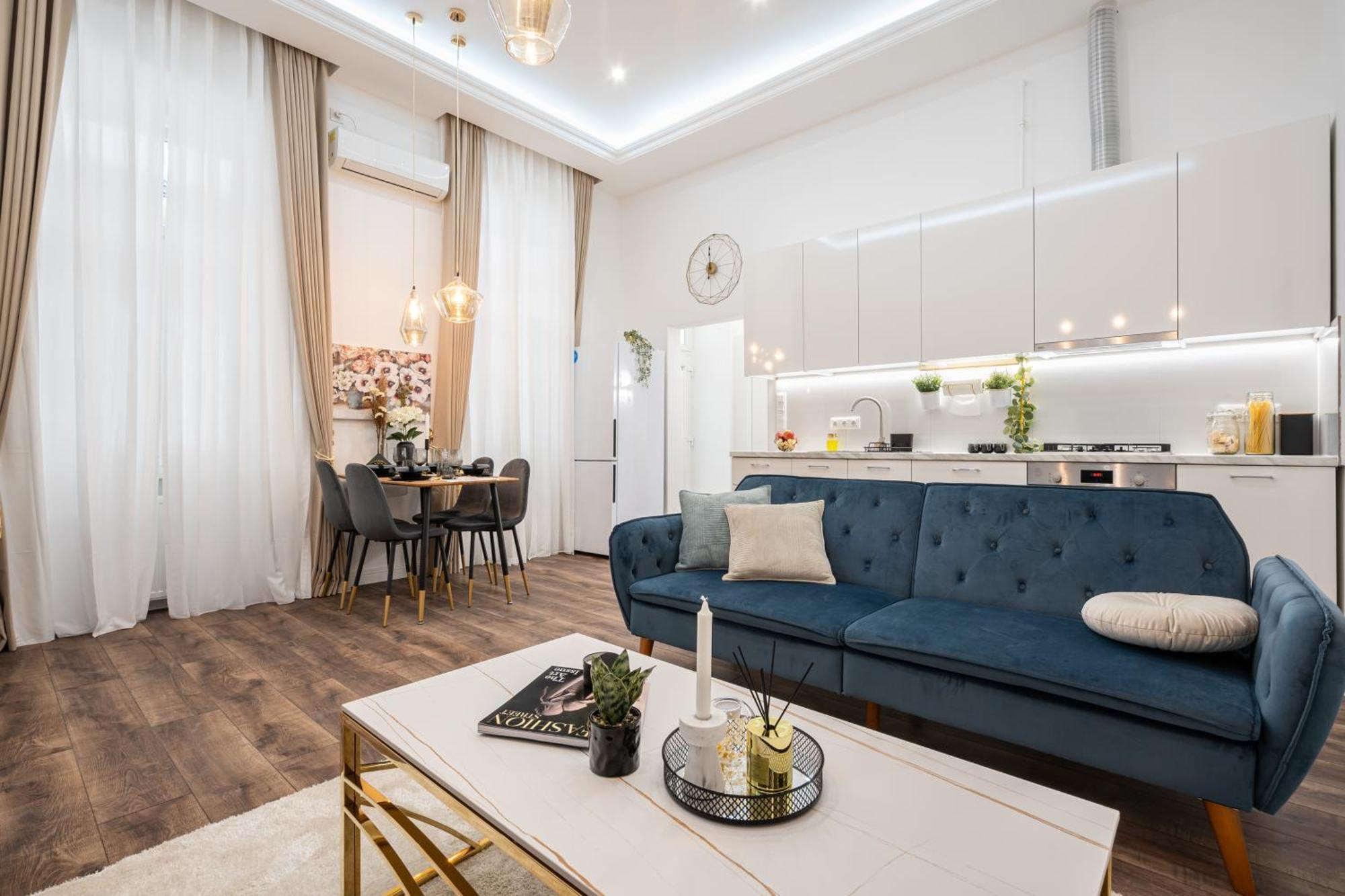 Apartman Blue Velvet Luxury