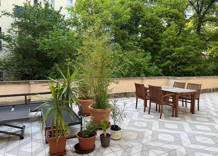 Superb Studio With 40 Sqm Terrace In The Greens Of Buda City Centre