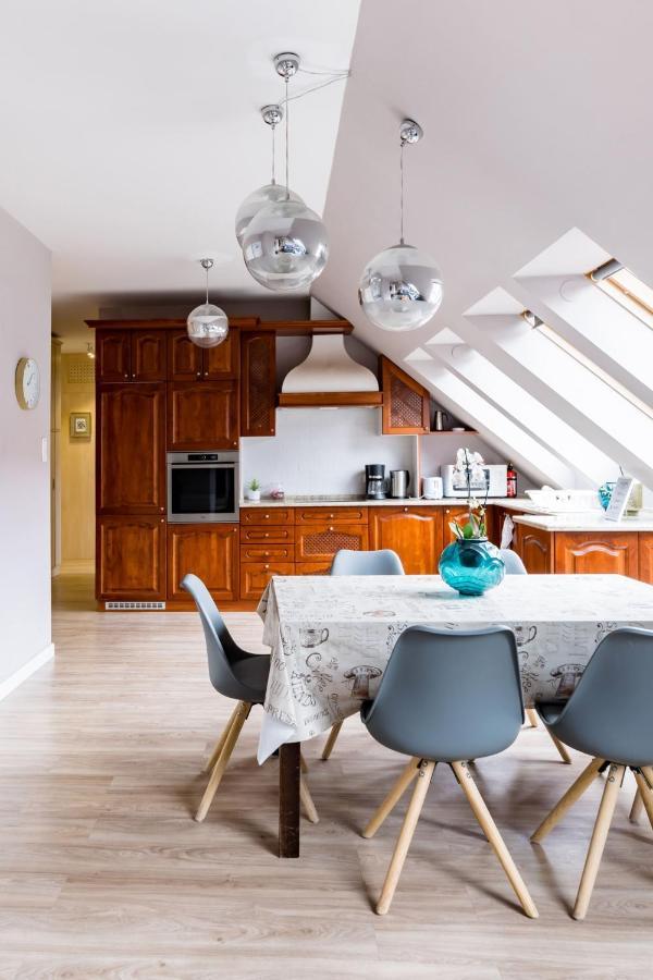 Sunny And Penthouse With Private Garage Appartement Budapest
