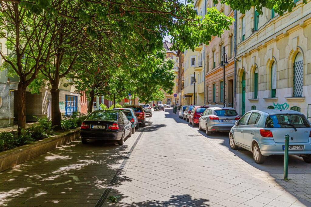 Roomy 80sqm At Center Free Parking Space, Ac & Balcony Budapest
