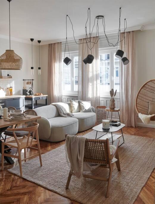 Scandinavian Art 3-bdr Appartamento Budapest