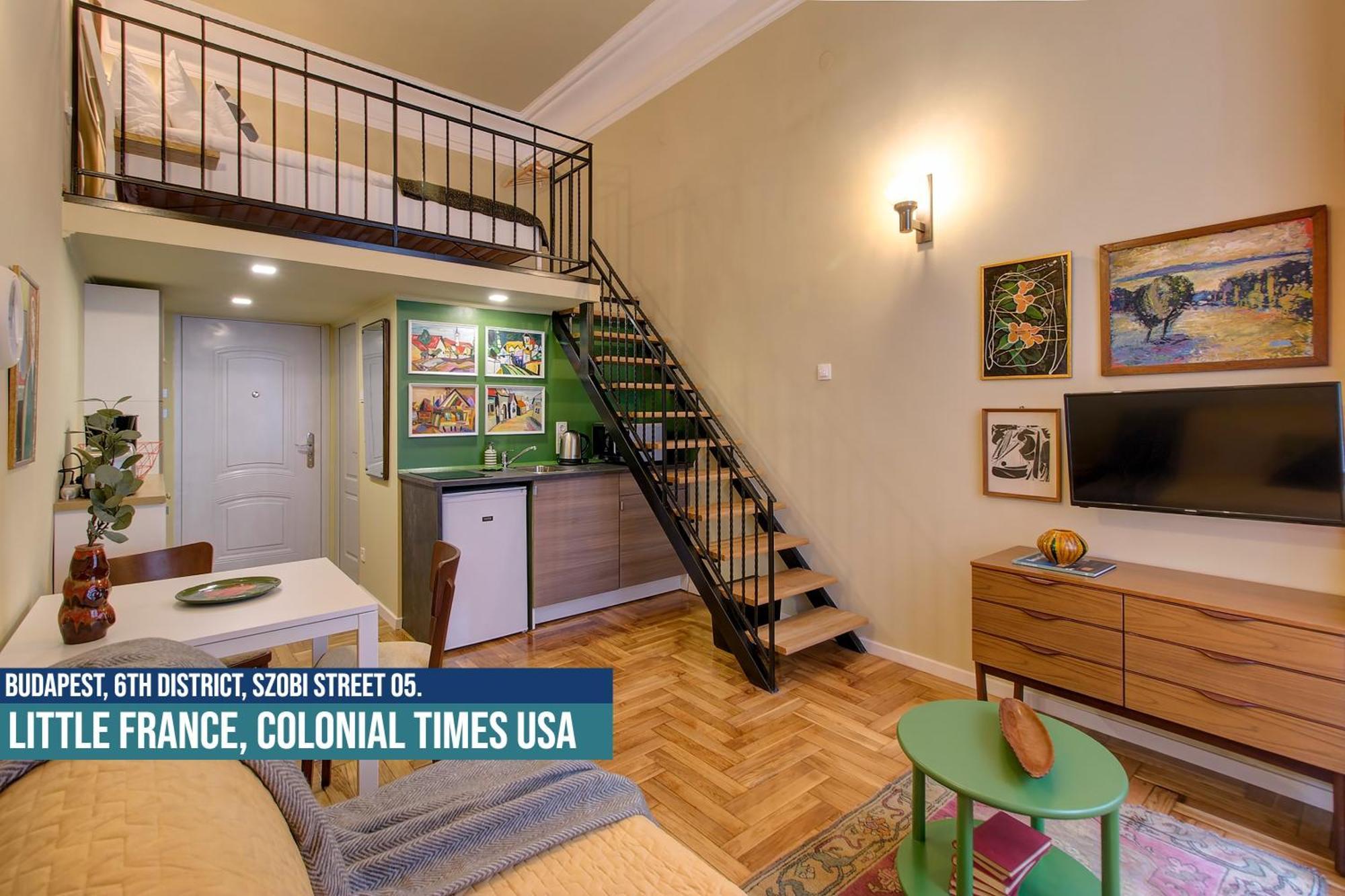 Little Americas Colonial Times Lägenhet Budapest