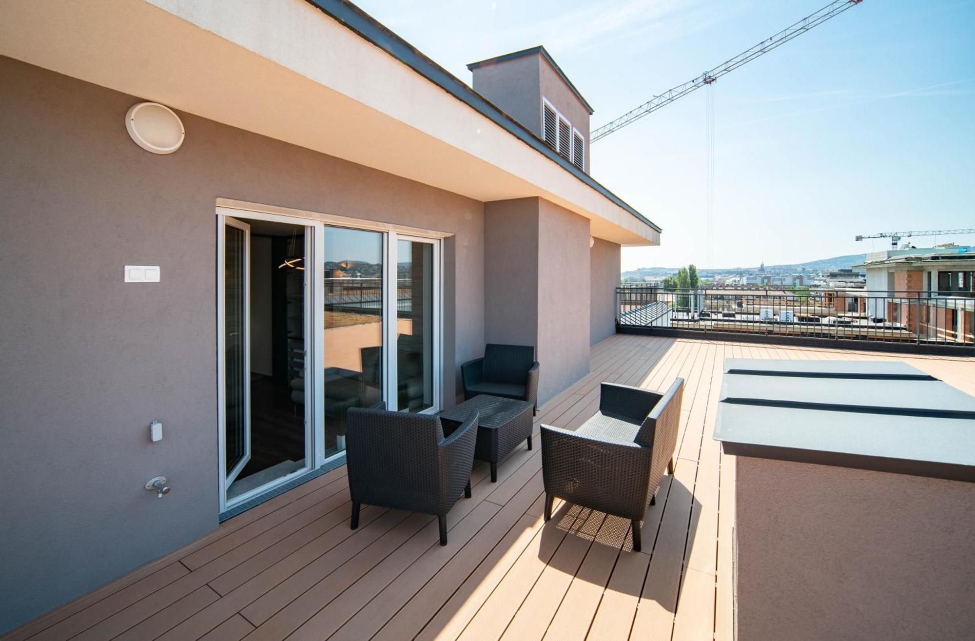 Rooftop 6ppl Free Parking Apartament Budapeszt