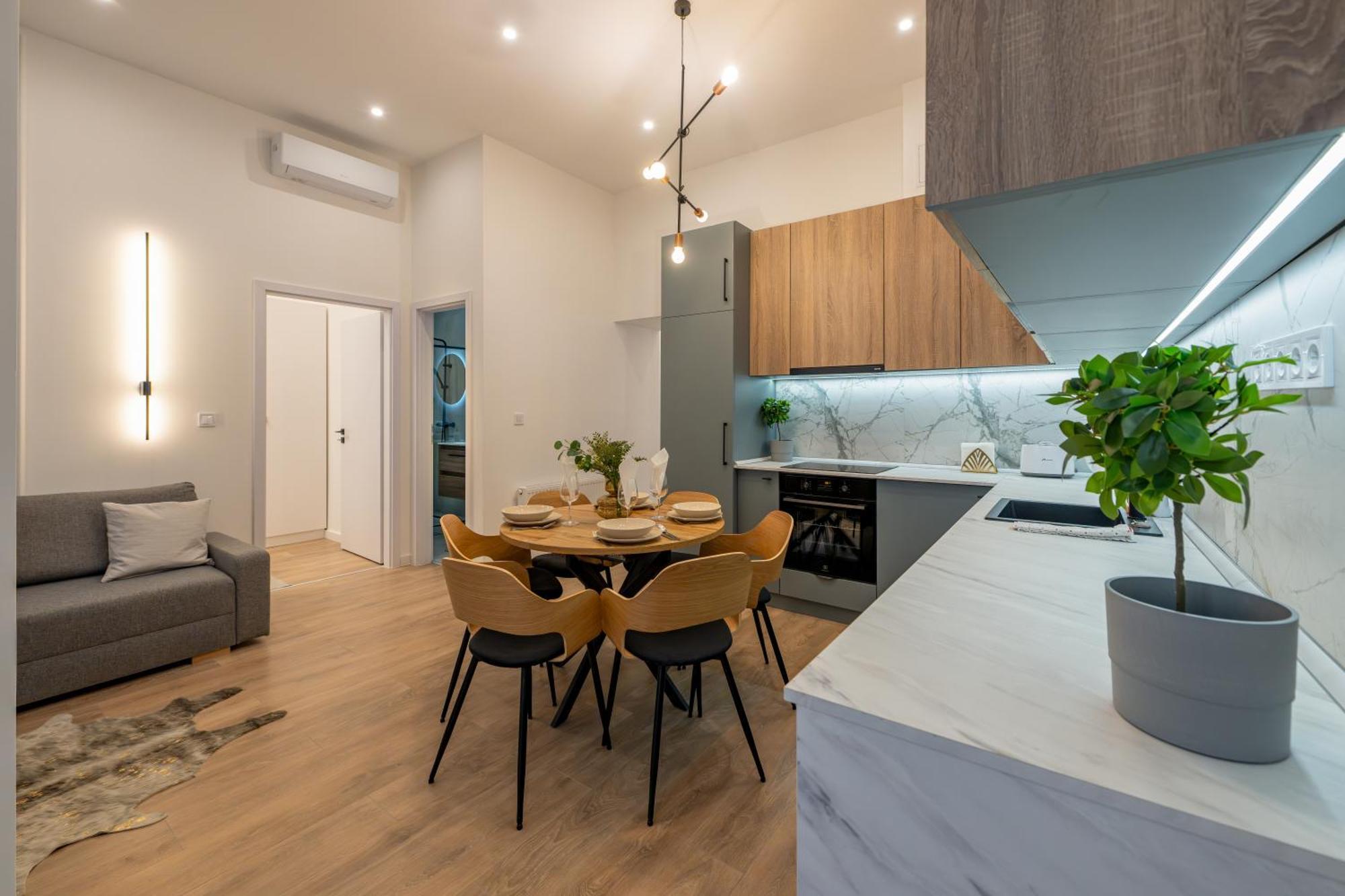 Apartamento Elisabeth-e40 3 Bedroom Modern Budapest