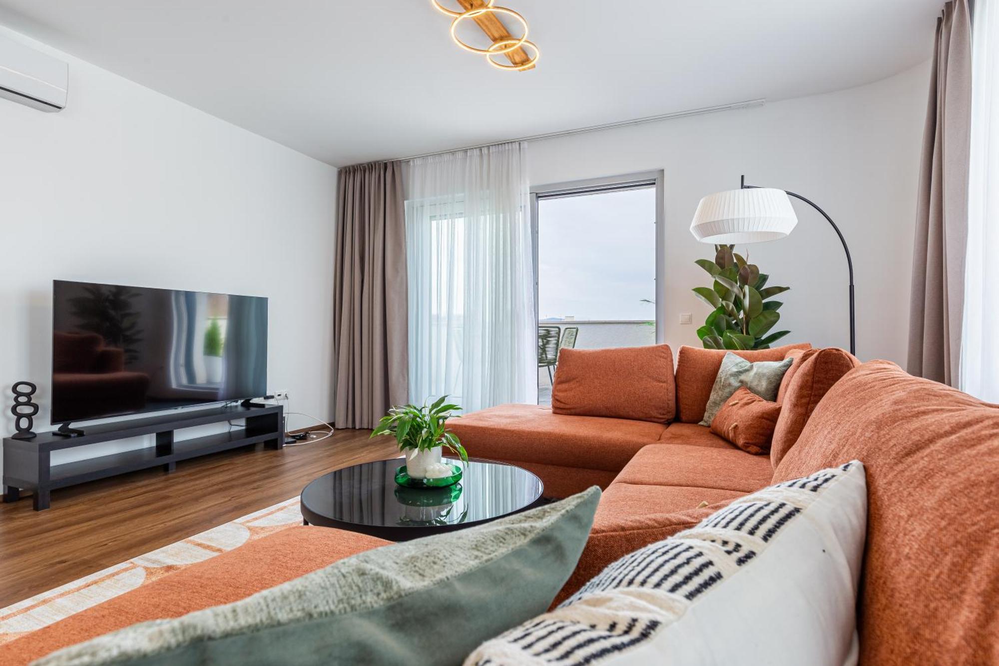 New Penthouse W Double Parking, Panoramic Balcony Budapest