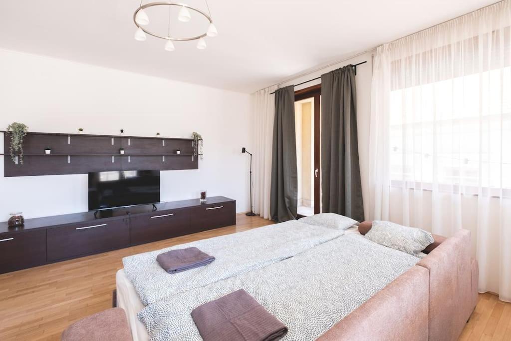 Bright Downtown Balcony Retreat Appartement Budapest