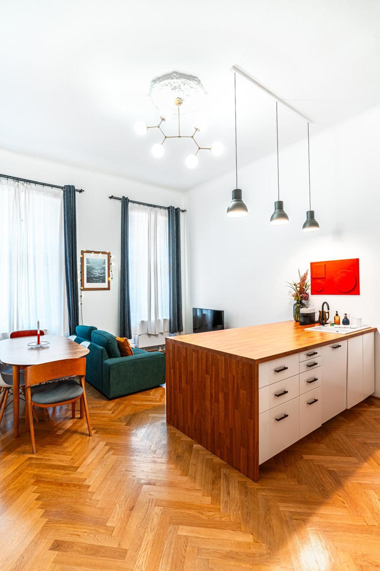 Eclectic Downtown On Kiraly Street, Calm And Budapest