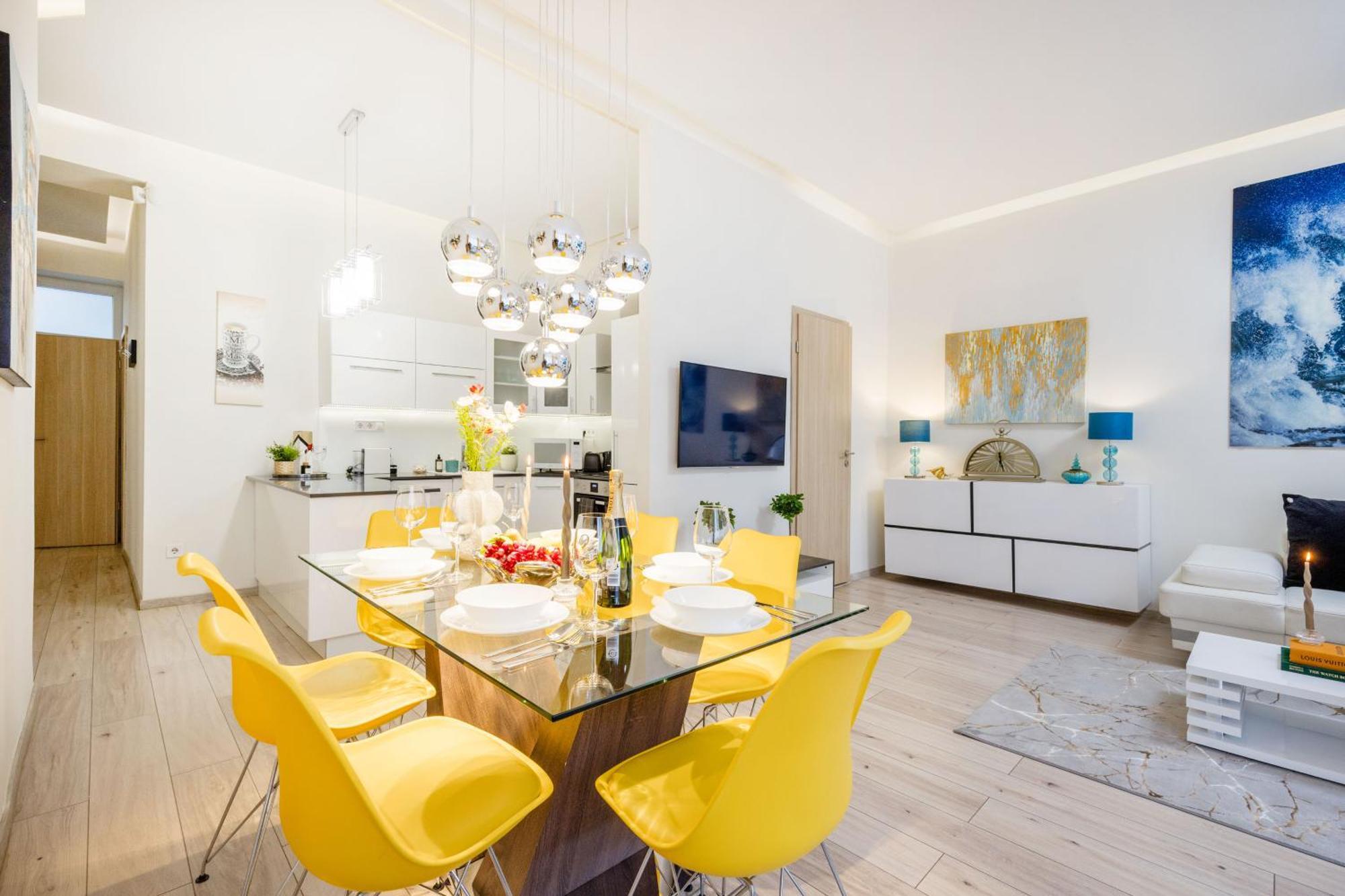Designer Luxury Next To Dohany Synagogue With Balcony Apartamento