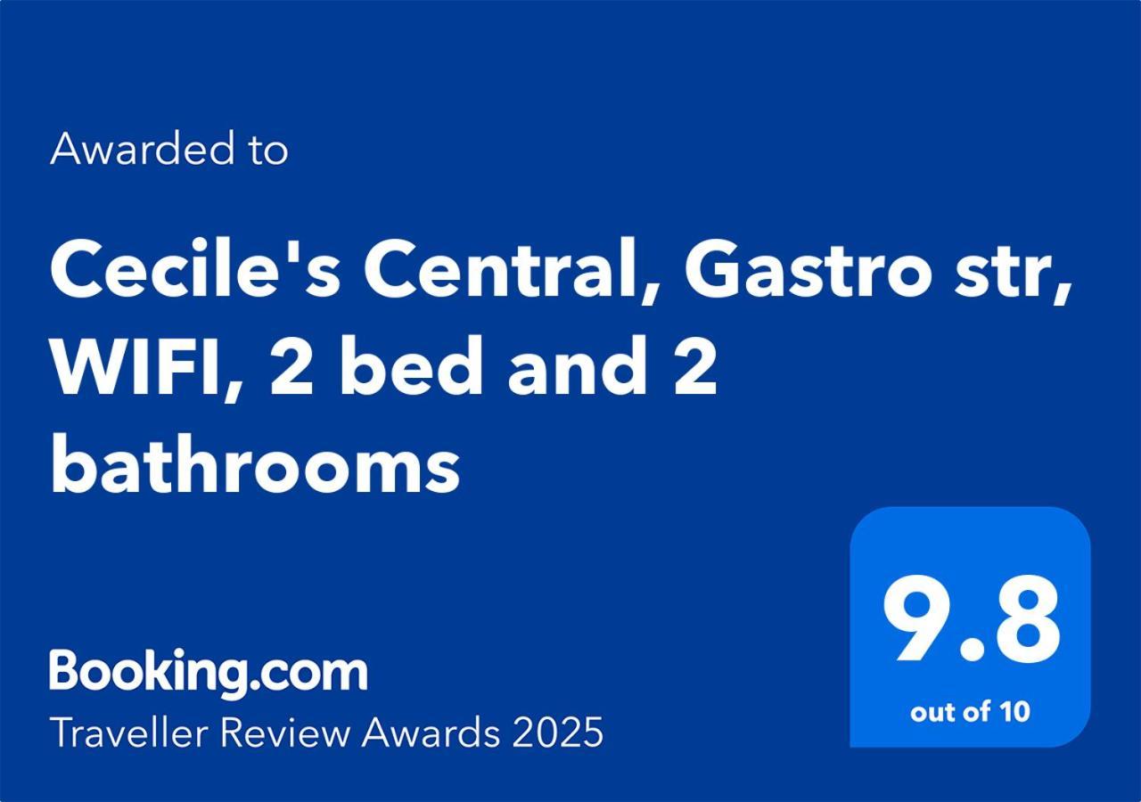 Cecile's Central, Gastro Str, Wifi, 2 Bed And 2 Bathrooms Apartamento *