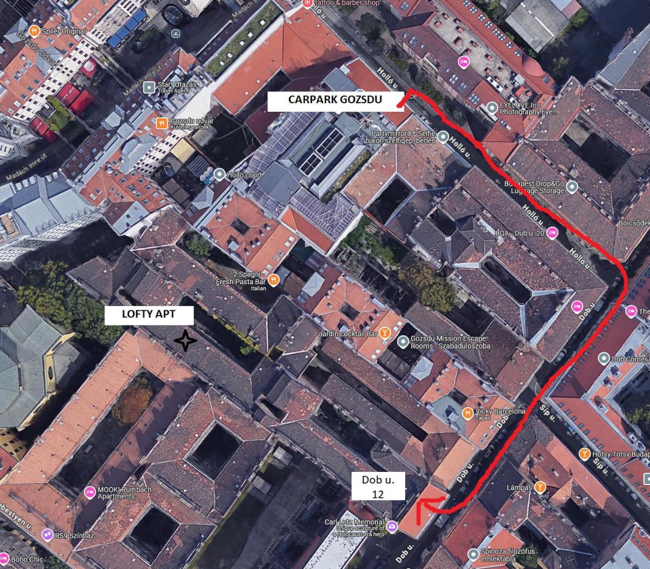 Apartman Lofty With Free Garage Near The Gozsdu Courtyard Budapest