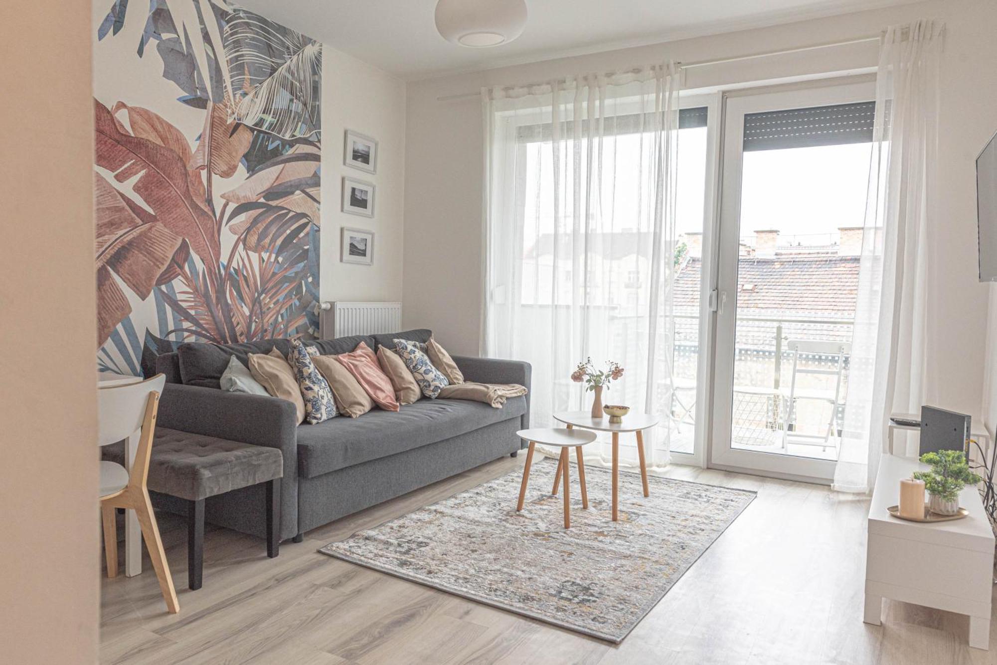 Apartament Dob36 With Free Private Parking And Balcony Budapeszt