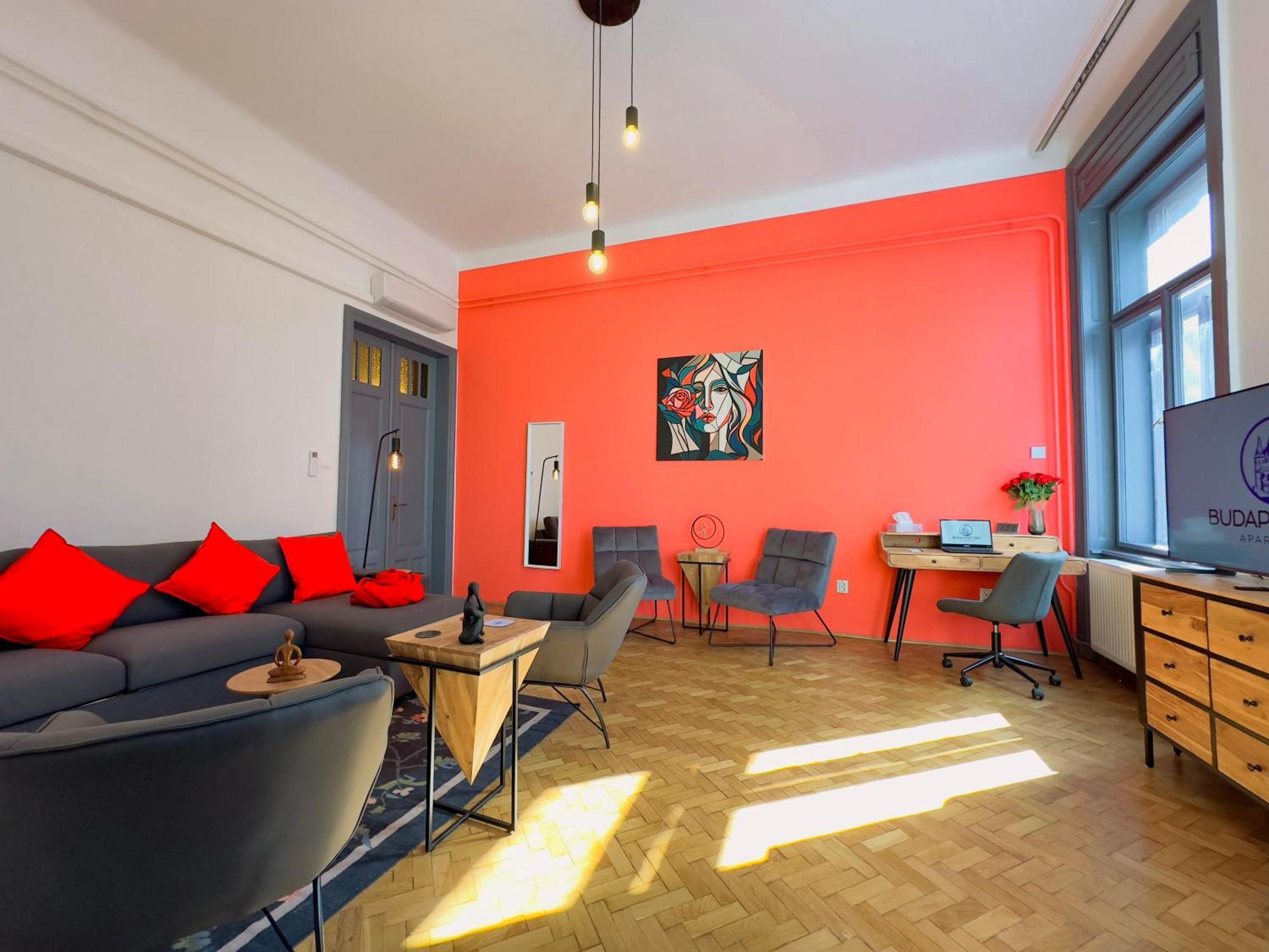 Apartment Rose House - Modern 5Br Gem In Central Budapest Ac *