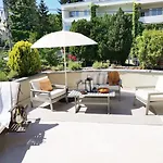 Grand Terrace Apartment With Ac & Heating