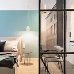 White Boat Apartment Blue