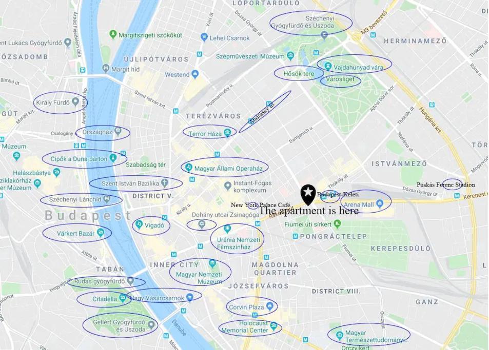 Keleti City Center Big Flat Bedroom Private Use * Budapest