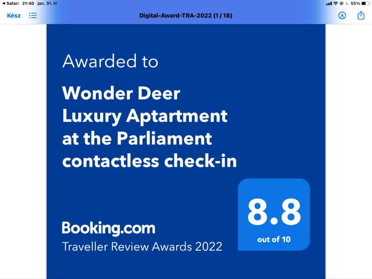 Wonder Deer Lux At The Parliament Self Check-in Appartement Boedapest