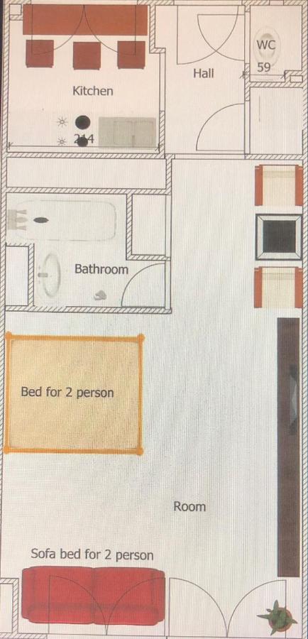 Brand New In The Center Apartmán *