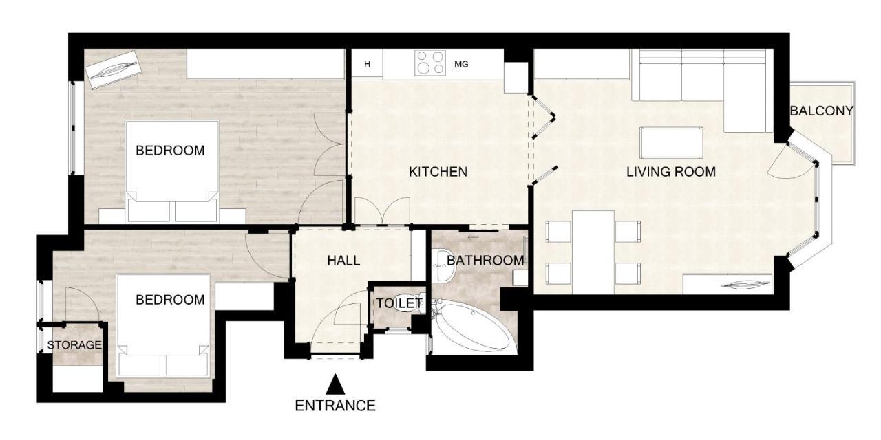 Apartment Riverside Mansion *