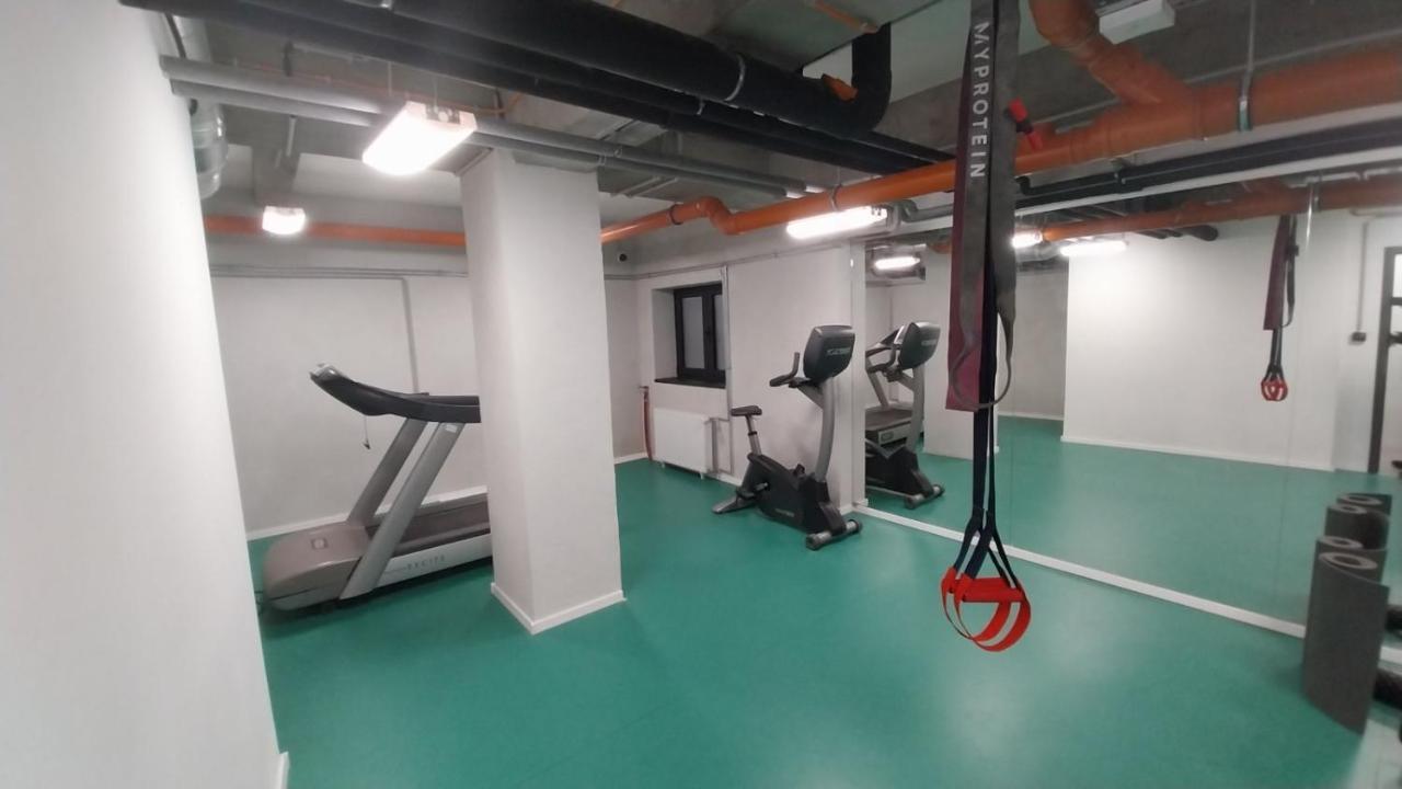 Apartmán Peaceful Basement With Terrace & Free Gym