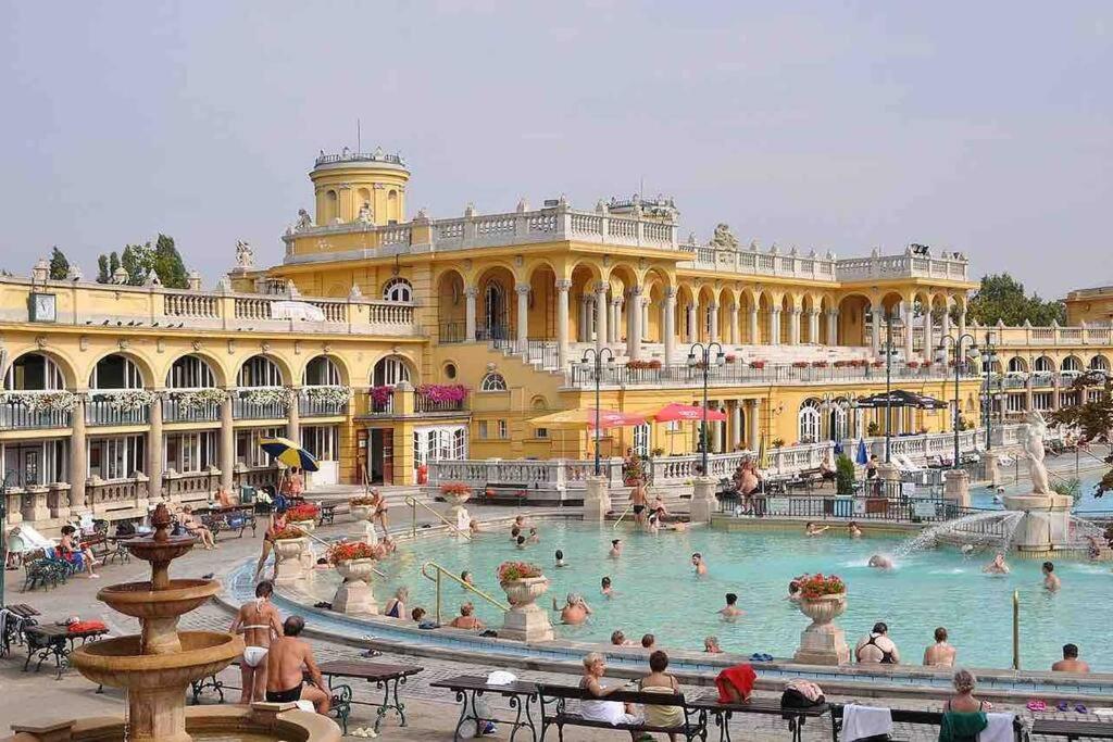 Perfect Location,newly Decorated Modern, Large Place 60 M2, Really Quiet So Have A Good Night Sleep, Ac, Netflix, Smart Tv, High-speed Internet, World Famous New York Cafe Only 10 Minutes Walk * Budapest