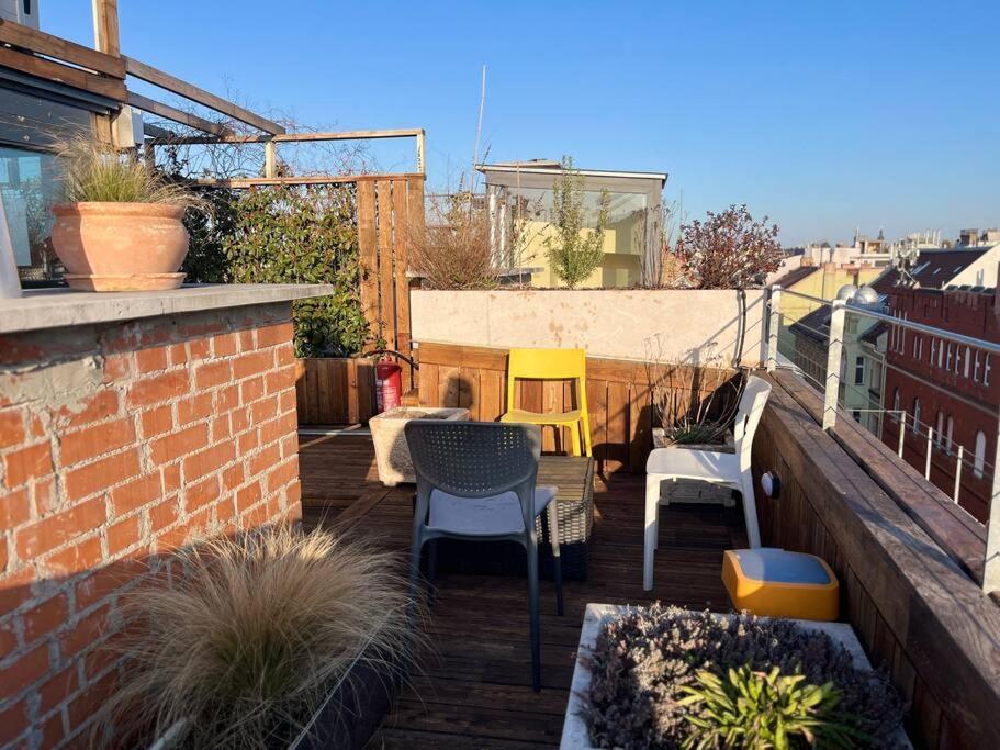 Apartamento Elegant Rooftop Studio With Shared Terrace And Jacuzzi