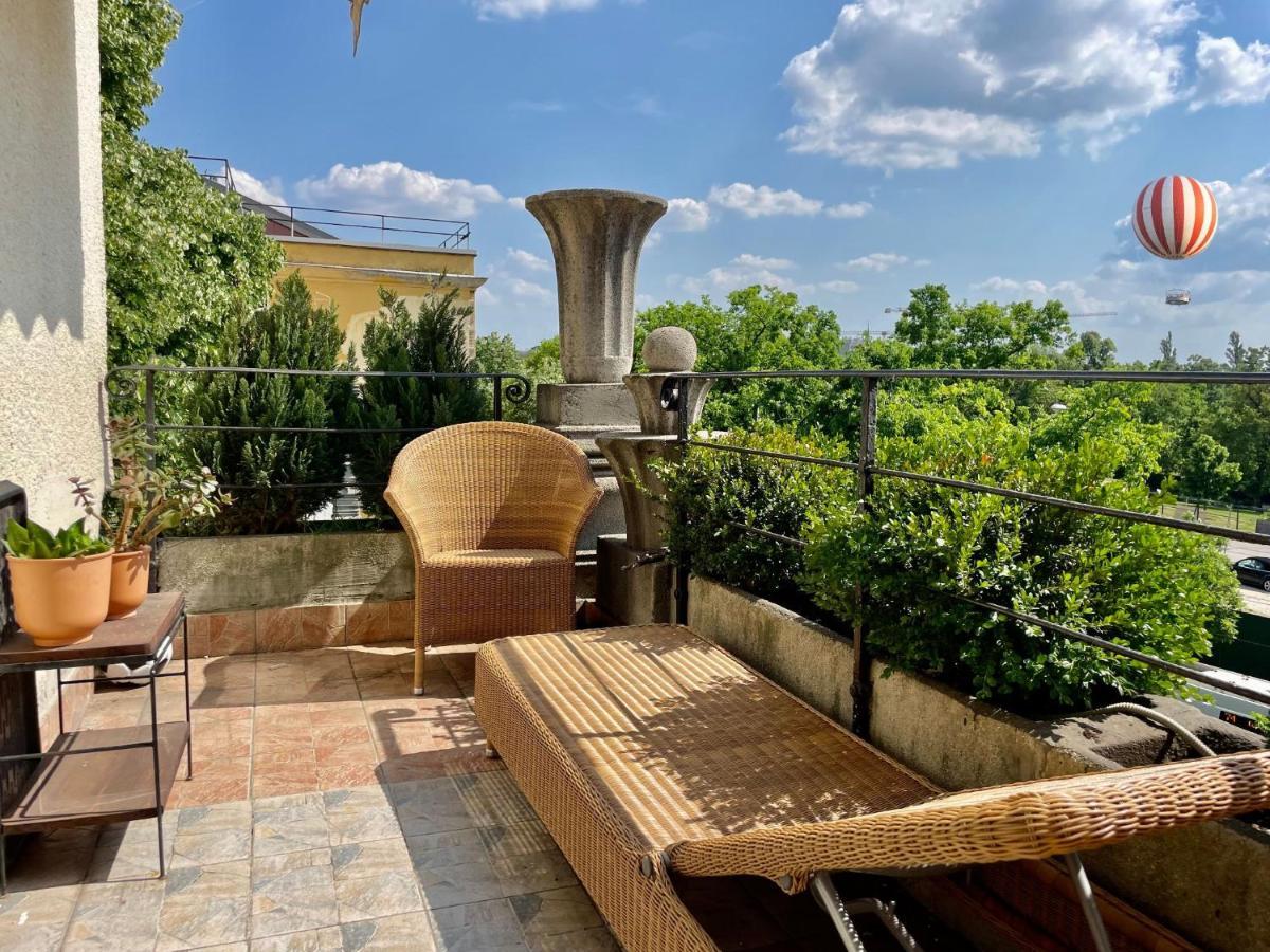 With Terrace Overlooking The Park