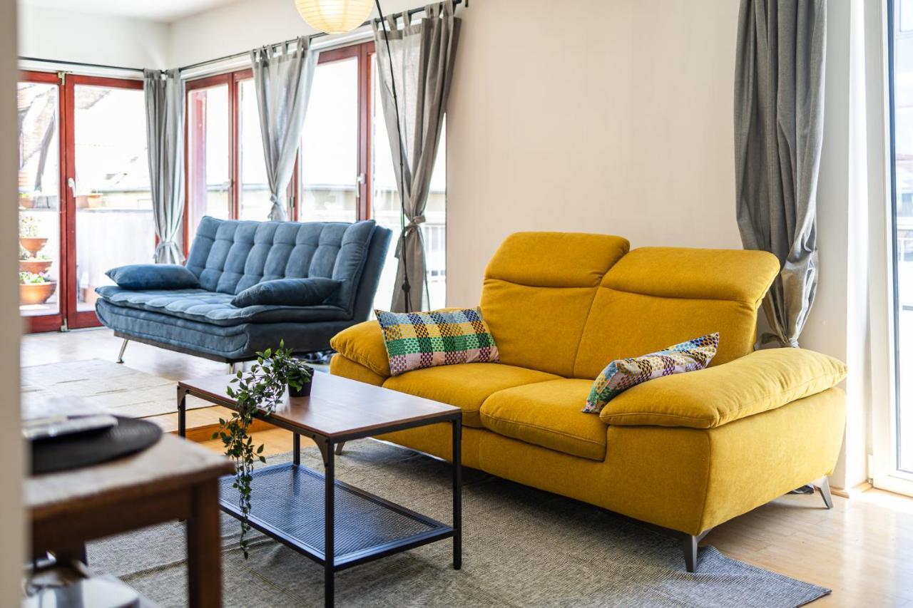 Center Penthouse - Huge Terrace And Free Parking - Tram/metro - Ac * Budapest