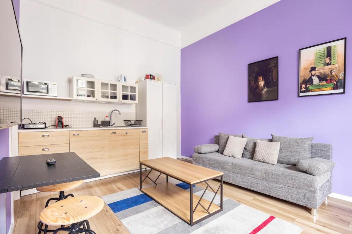 Stylish Purple In Heart Of * Budapest