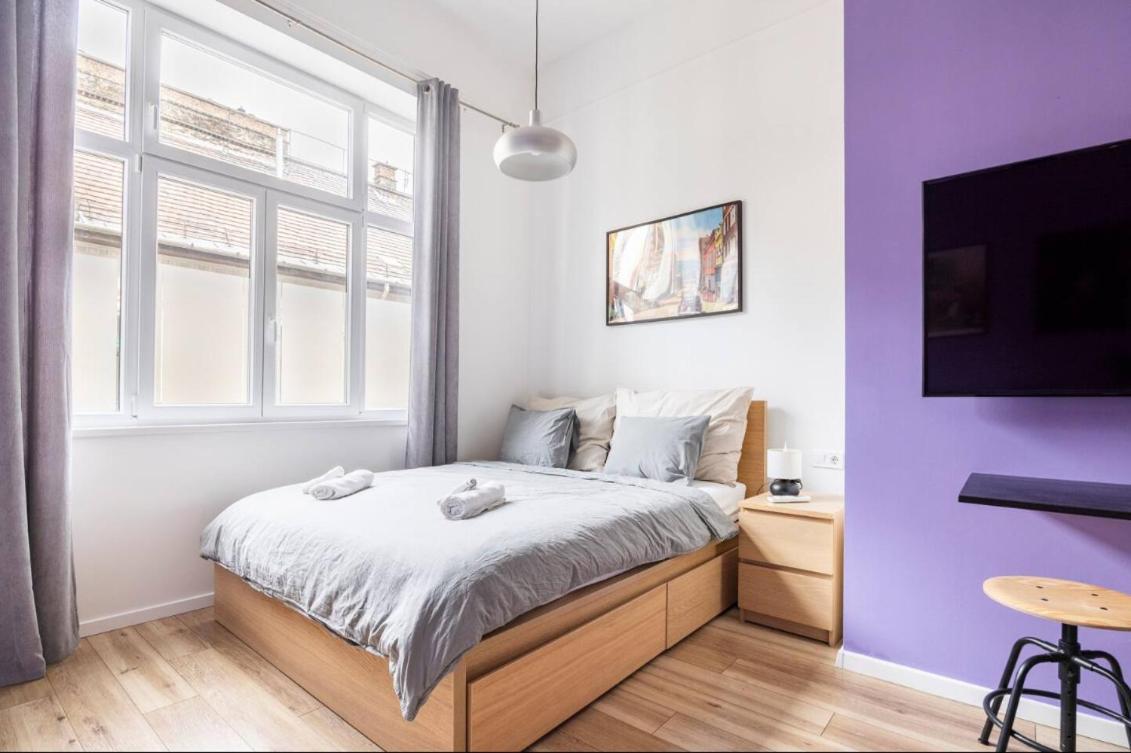 Stylish Purple In Heart Of Budapest