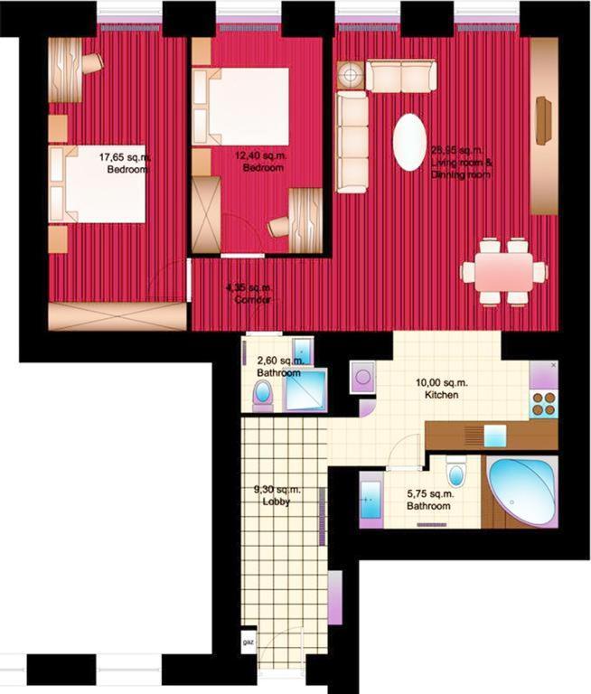 Location In The Heart Of The City, 2 Bedrooms, 2 Bathrooms
