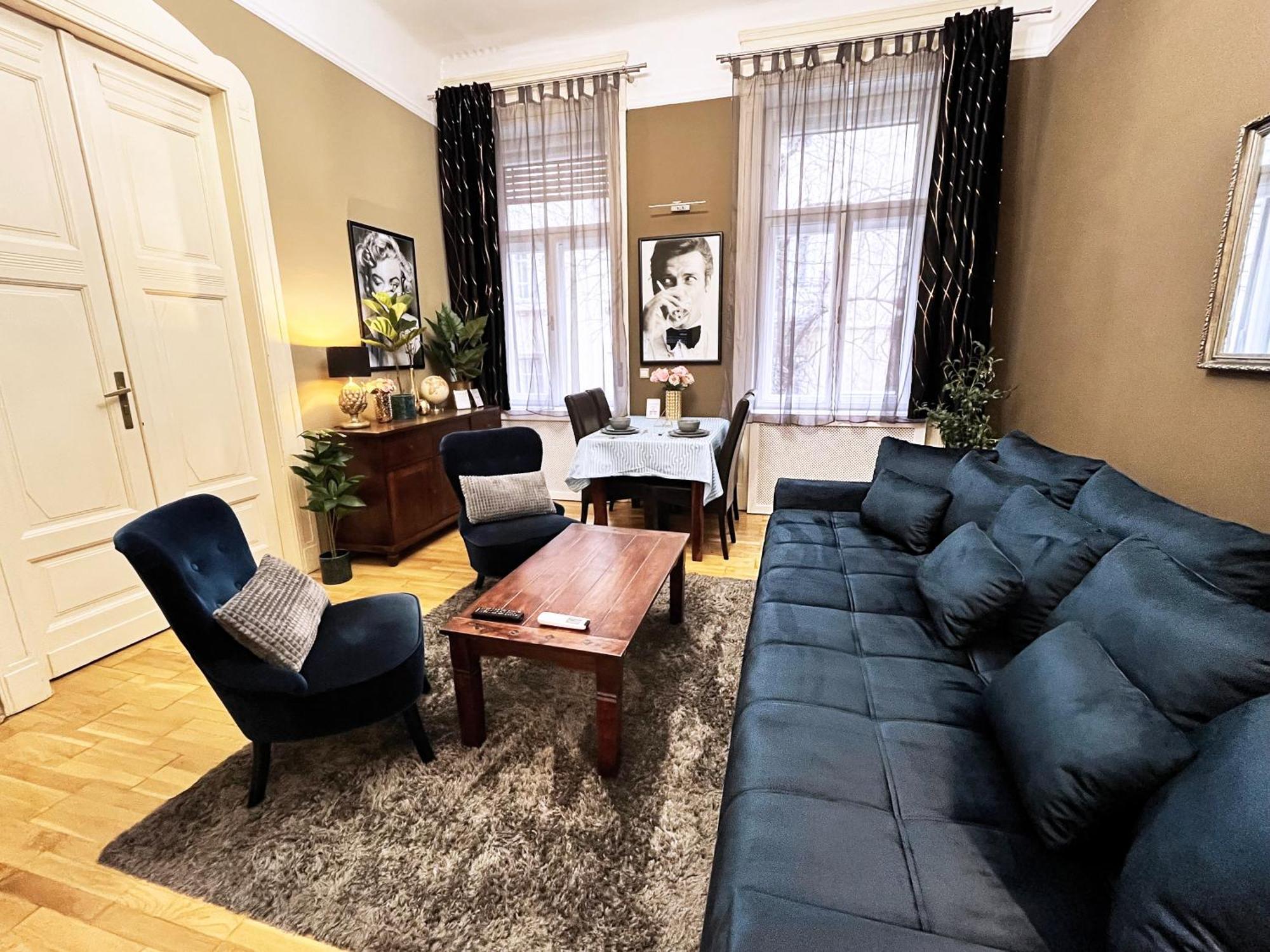 M13 Rustic Stylish With King Bed & Friendly Host Apartamento Budapest