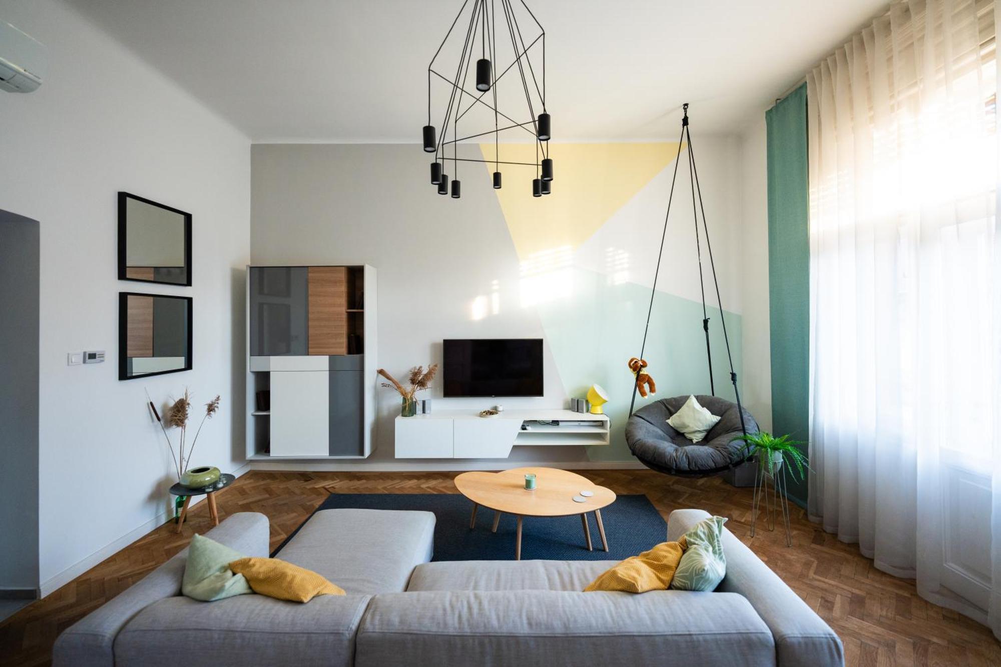 Apartament Modern, Design Lakas A Margit-sziget Mellett
