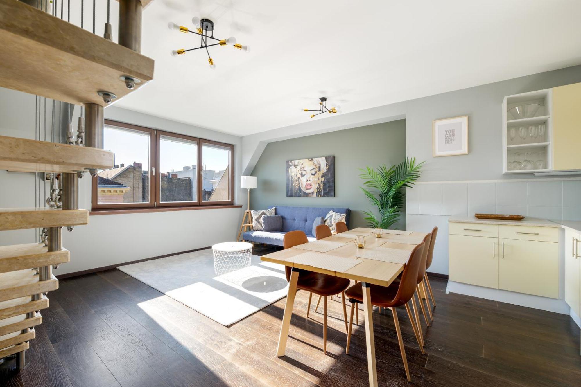 3bedroom Triplex Rooftop Budapešť