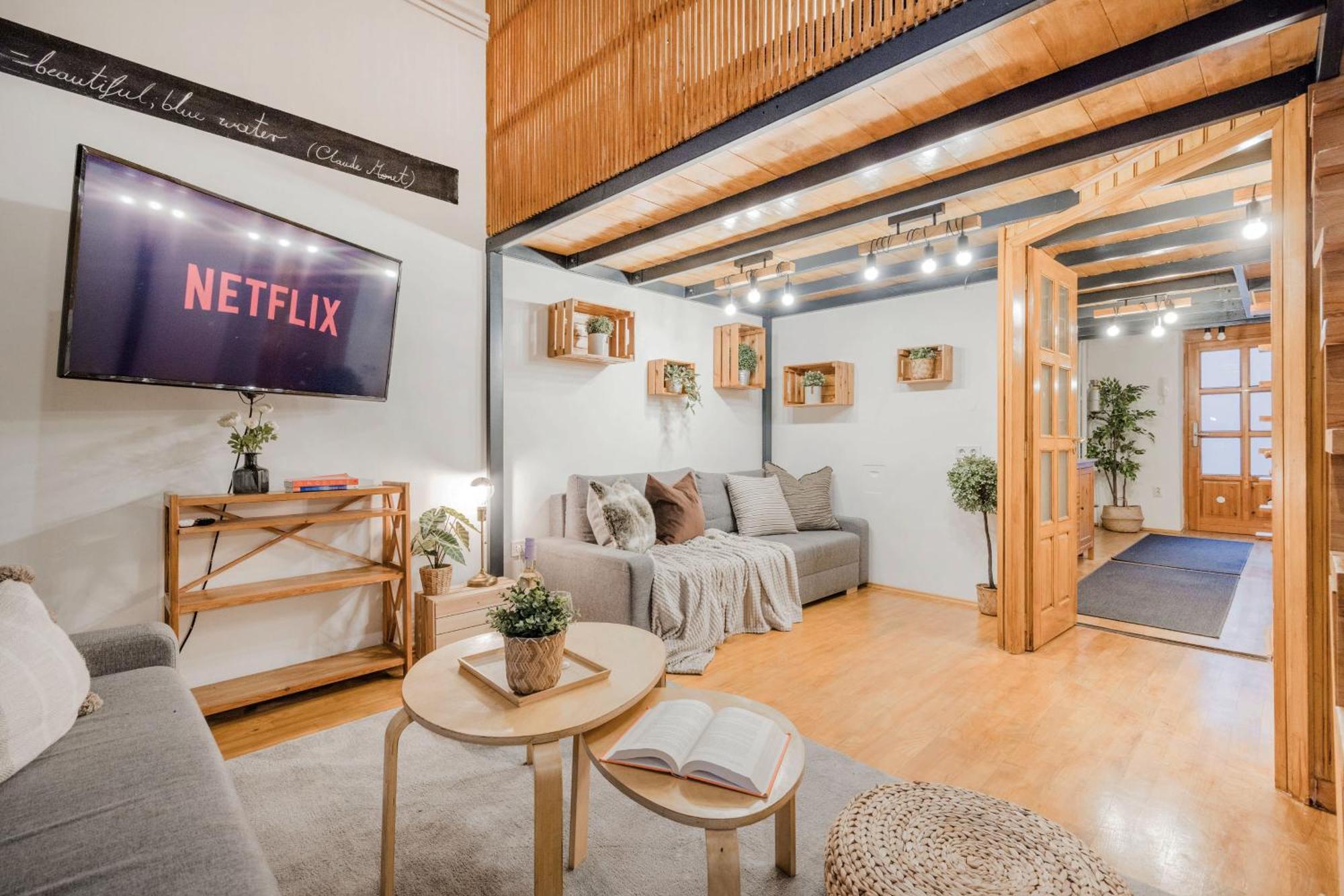 Apartmán Wellness Wonderland: Garden, Sauna, Jacuzzi In Cbd *