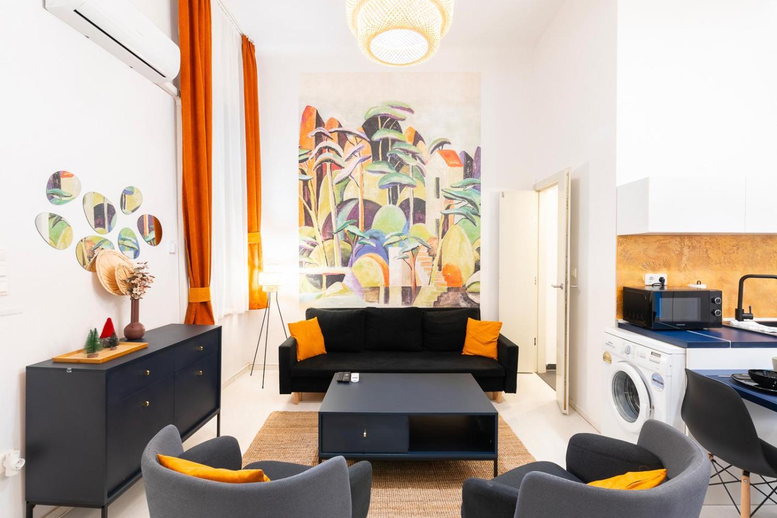 Modern Uniquely Designed Flat Andrassy Avenue And Oktogon Square Appartement Boedapest
