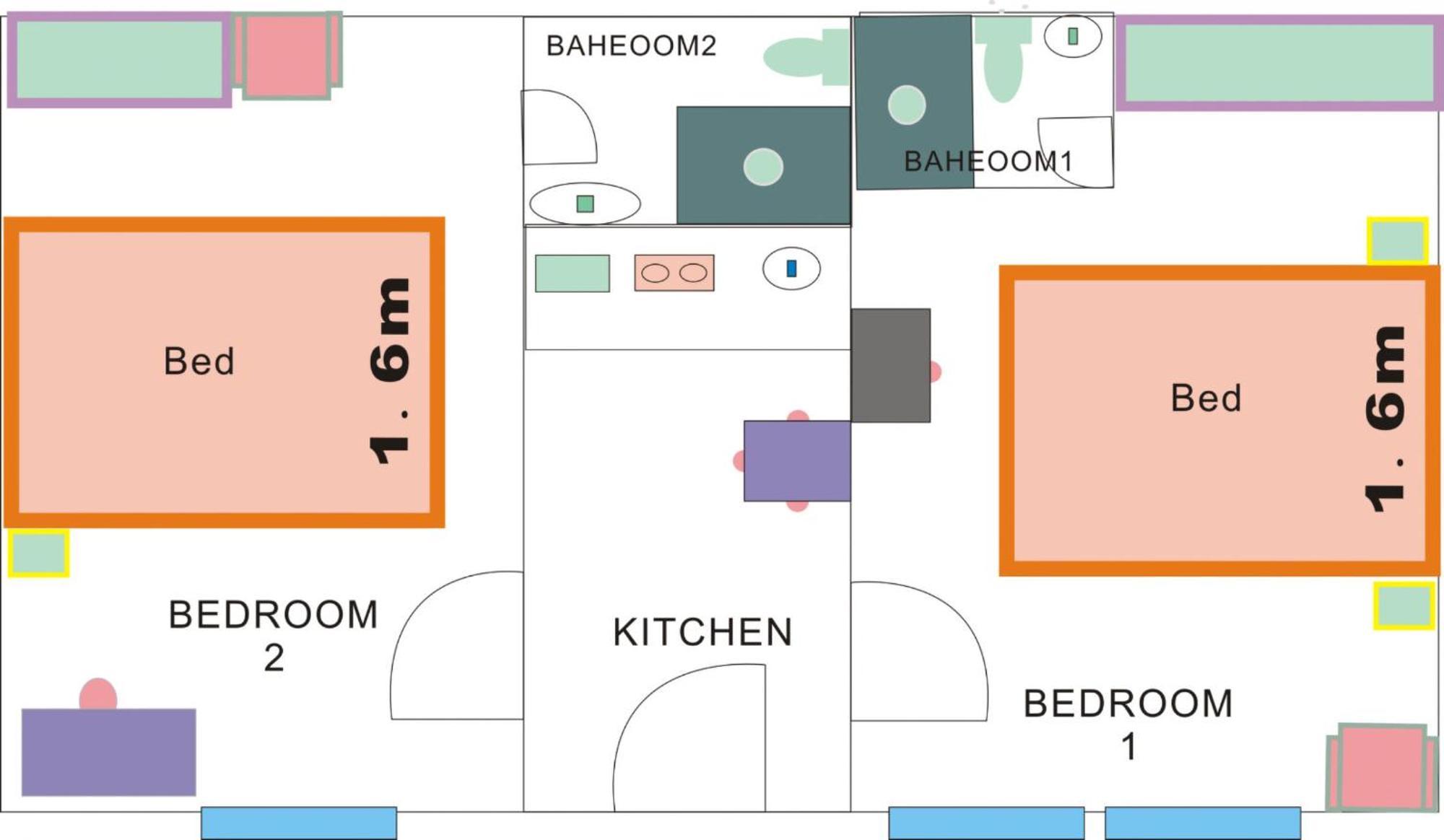 No. 11 With 2 Bathrooms Next To Railway Station * Budapest