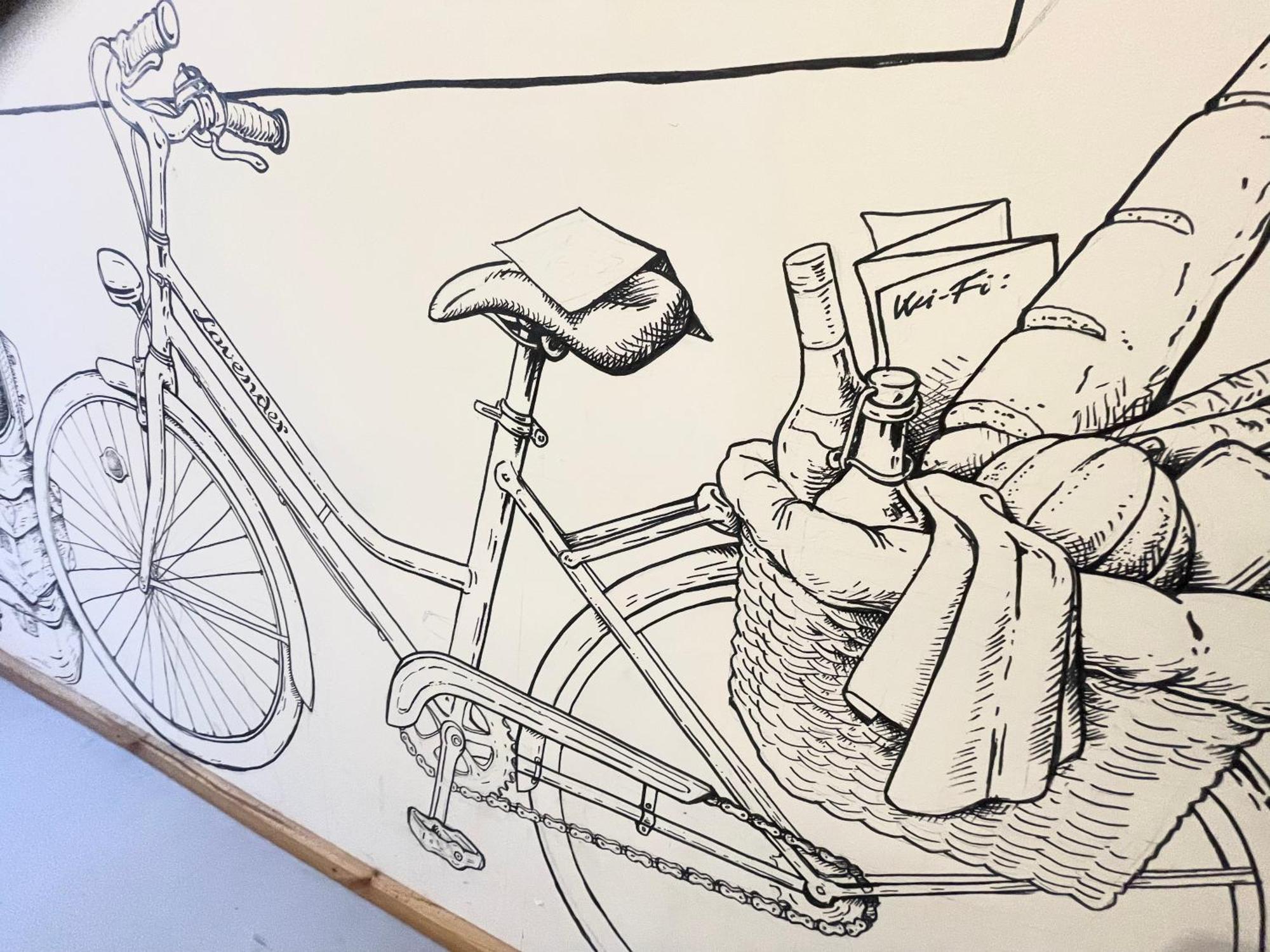 Appartement Lavender Circus Hand Drawn Budapest