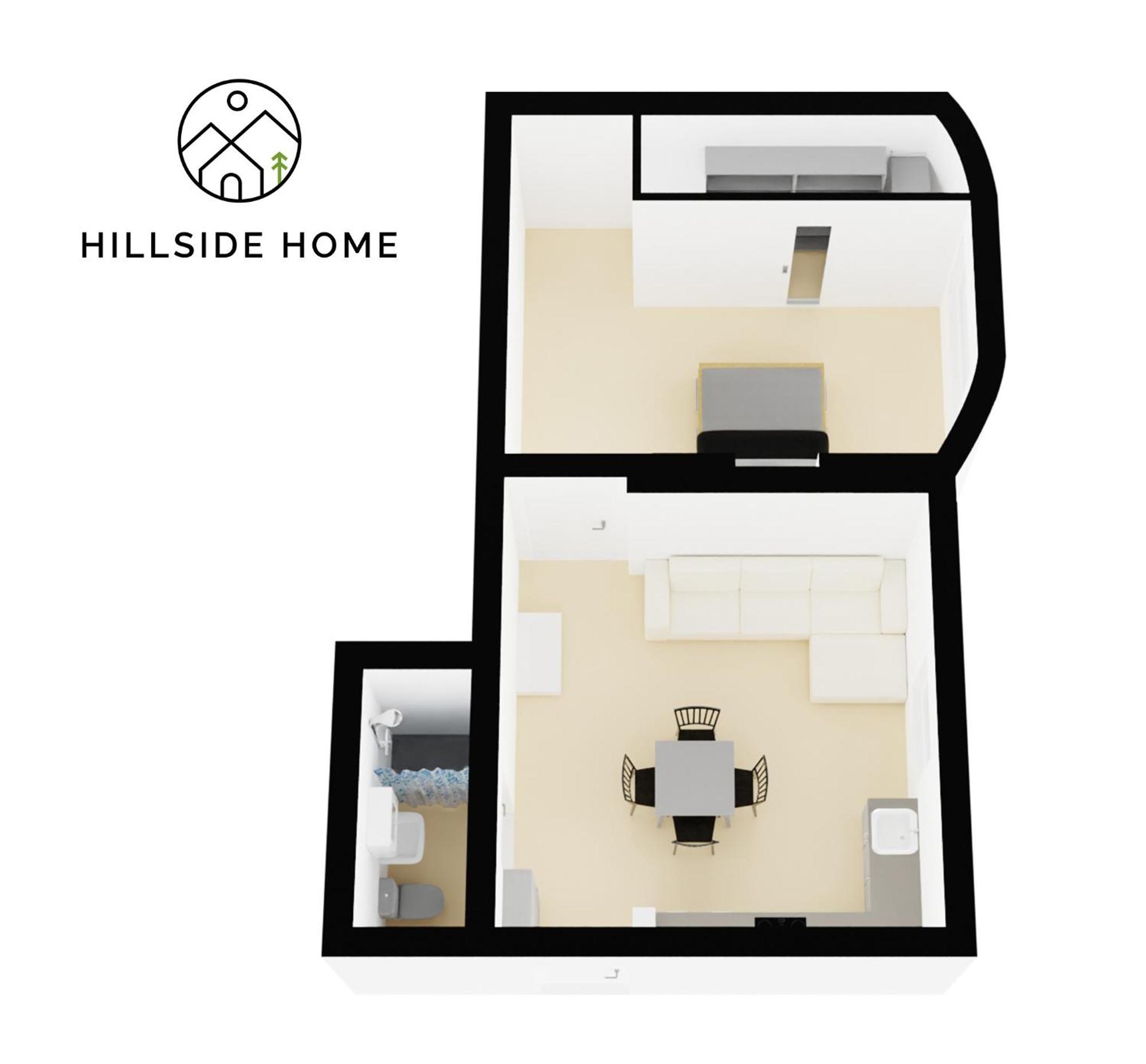 Cozy Hillside In With Patio Apartmán