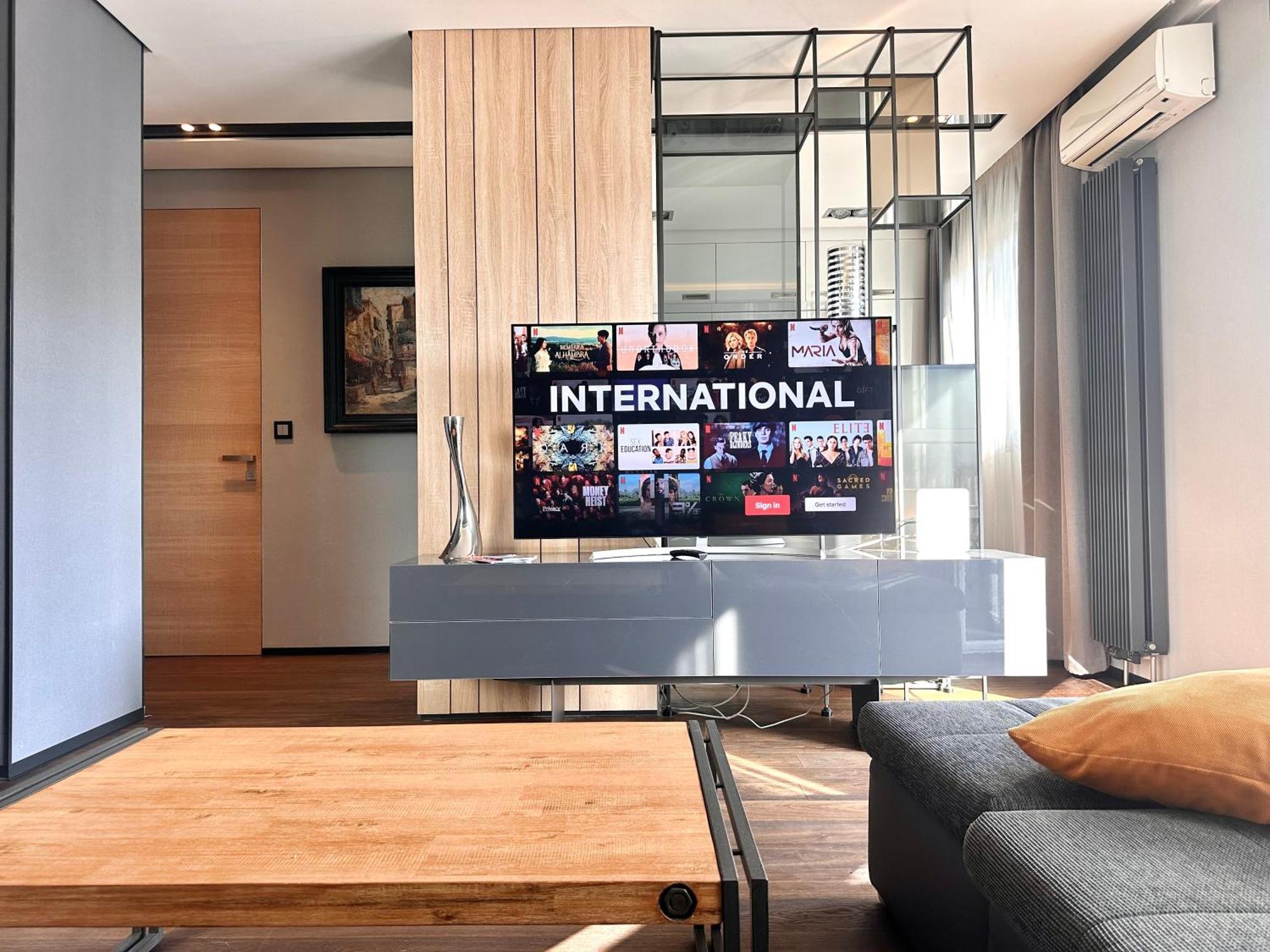 Lägenhet Riverside Luxury Panorama - Smarttv, Fastwifi *