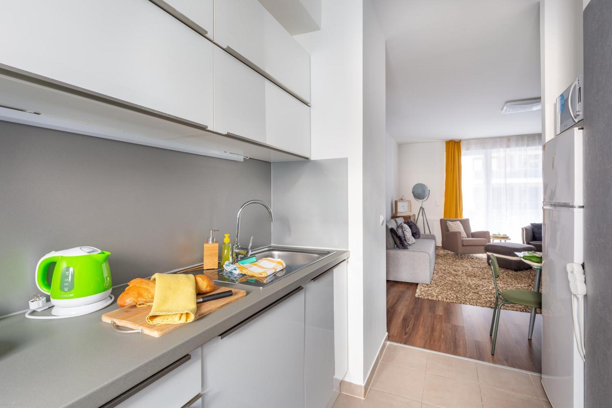 Apartment Bubbly Calm By Stn *
