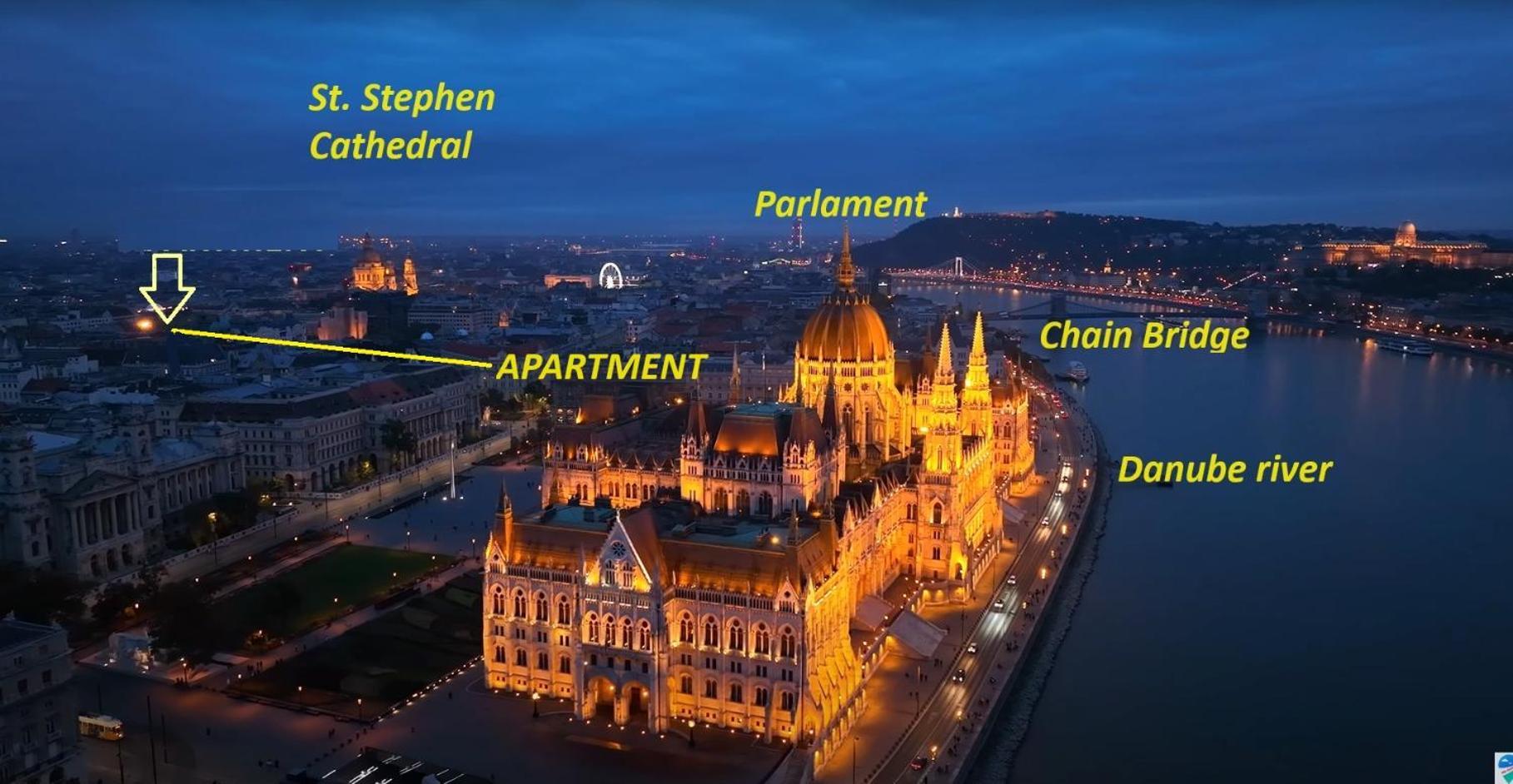 Appartement 2 Rooms Between Of Chain Bridge, Cathedral, Parlament,Castle Area