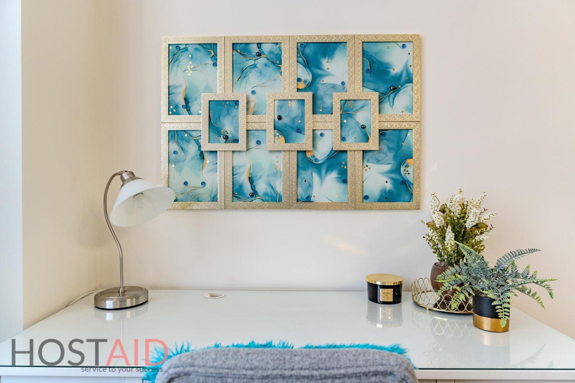 Apartment Blue Fountain Design - Hostaid Budapest