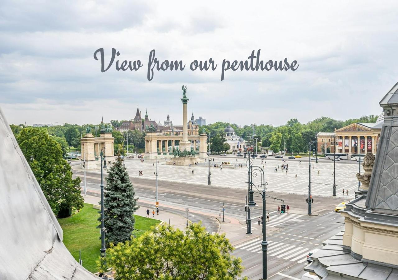The Grand Penthouse With Stunning View To Heroes Square Apartament Budapeszt