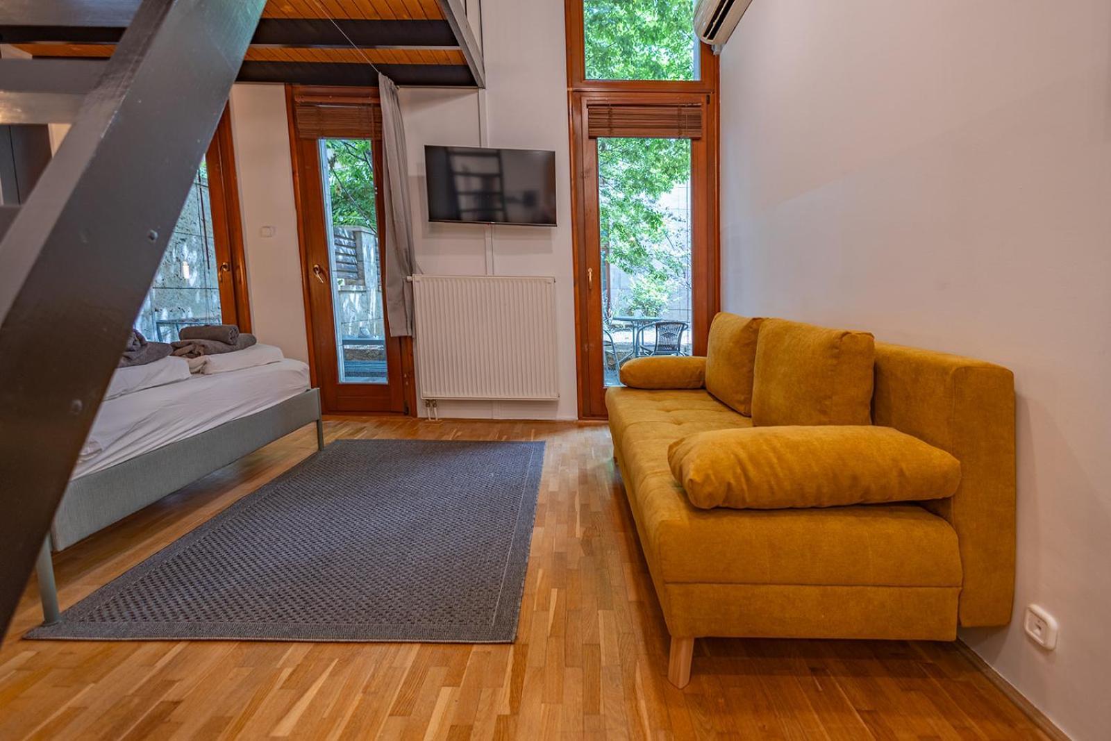Apartmán Mooki Loft&garden In Sohobudapest