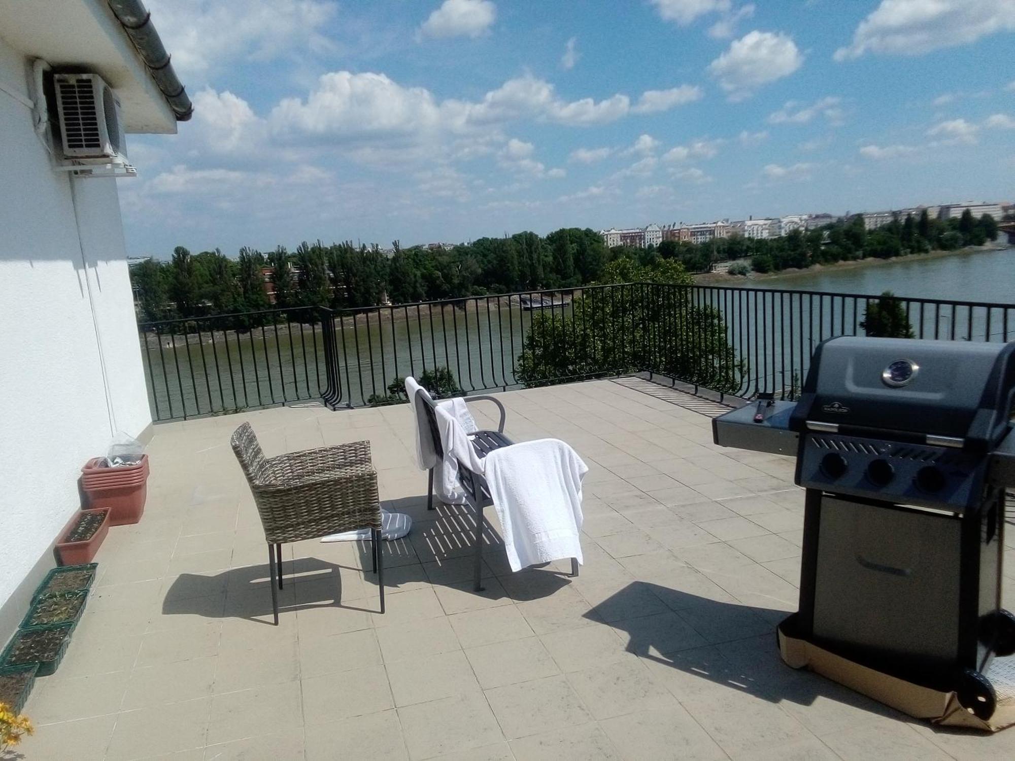 A Rooftop Near Danube And Margareth Island *