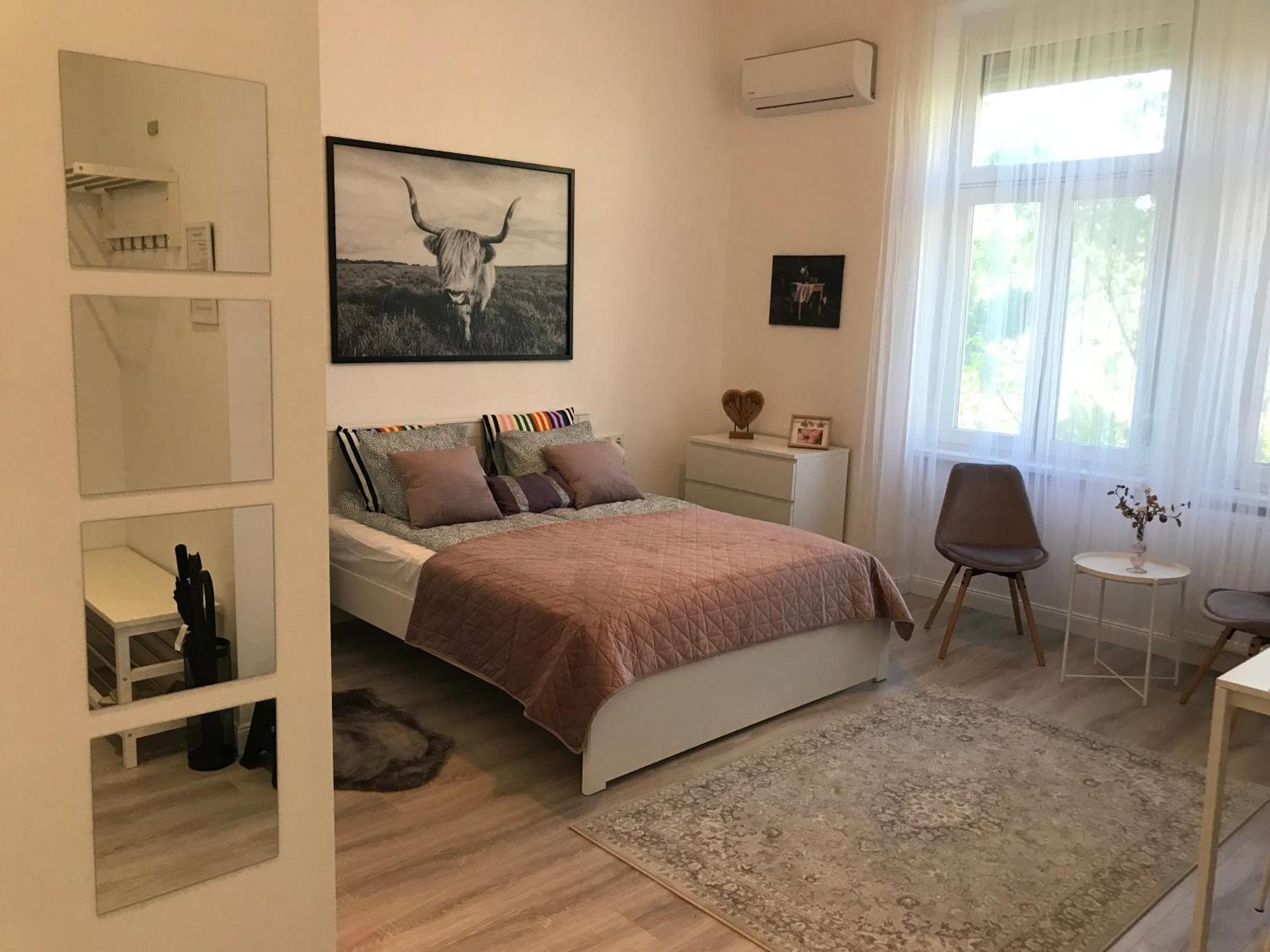 A Lovley Newly Decorated Fully Equipped Walking Distance To The Park Where Will Find The World Famous Szechenyi Thermal Bath Spa, Museums , And The Capital Circus , Ac, Smart Tv, High Speed Internet Budapest