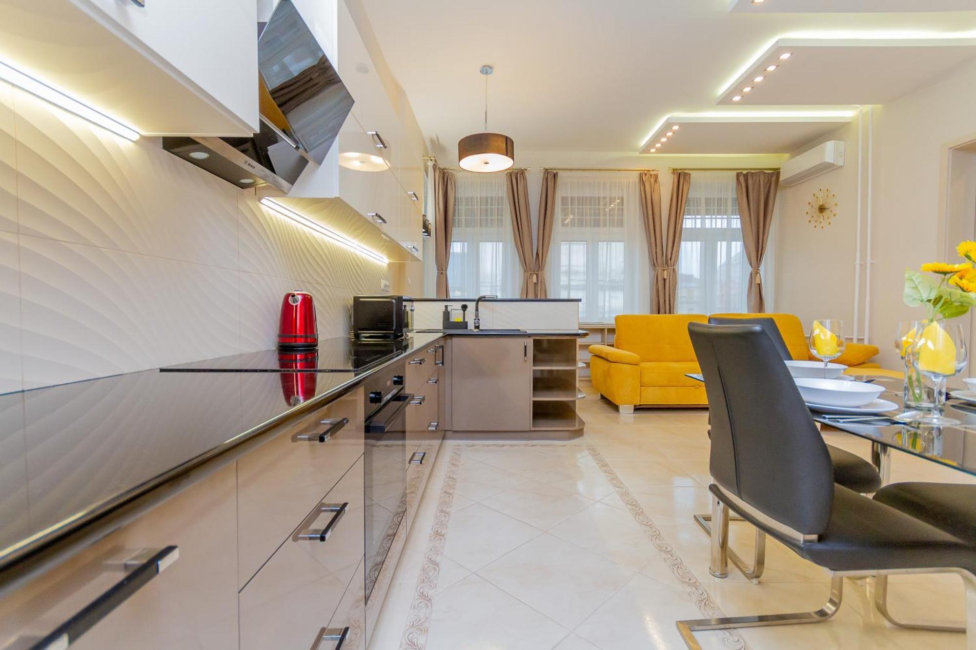 Lägenhet Luxury With Balcony And Sauna Budapest